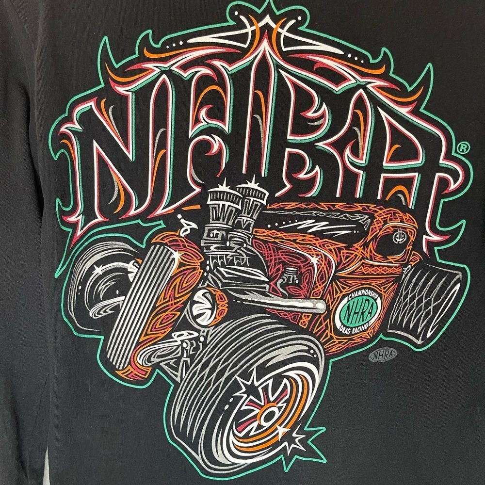 NHRA Gildan Black Graphic Long Sleeve Shirt - Picture 4 of 6
